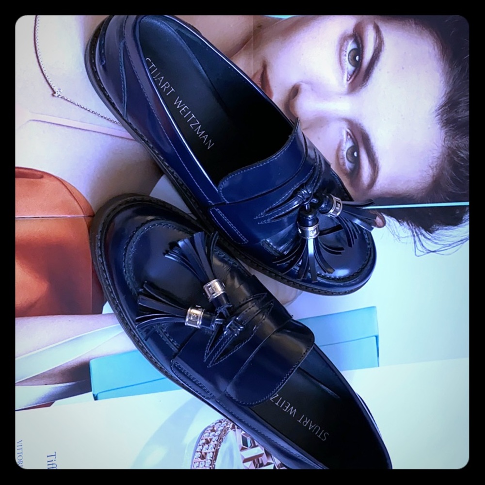 Stuart Weizmann Manila tassel loafers